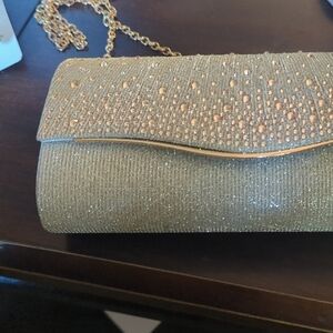 Elegant Gold Evening Clutch